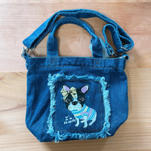 Load image into Gallery viewer, D4010-Denim Lunch Bag with Sling
