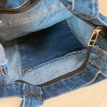 Load image into Gallery viewer, D4005-Denim Lunch Bag with Sling
