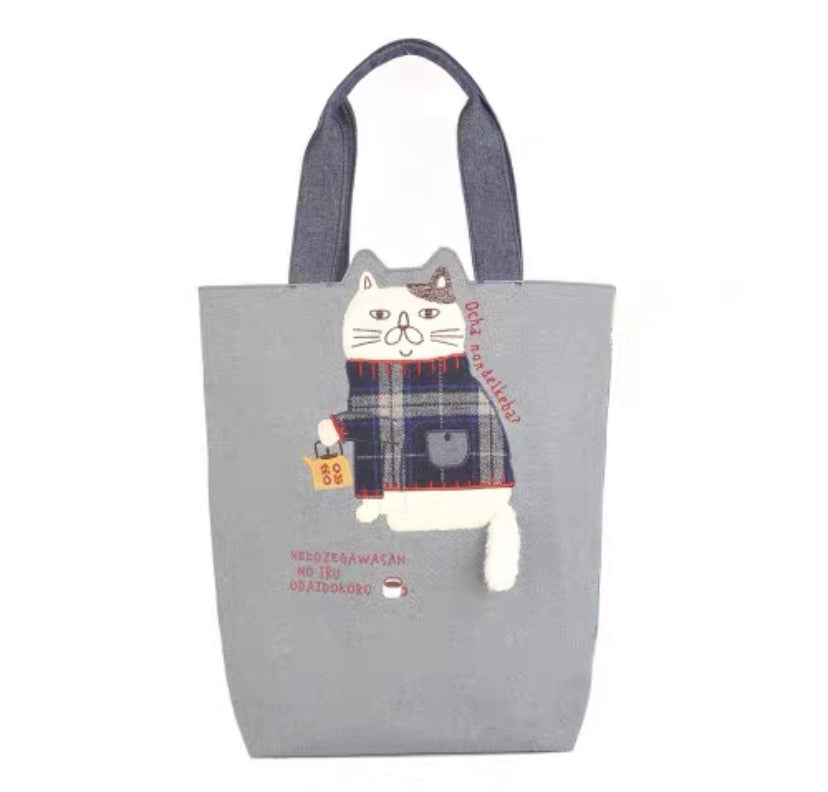 B100818-Cat Tote Bag