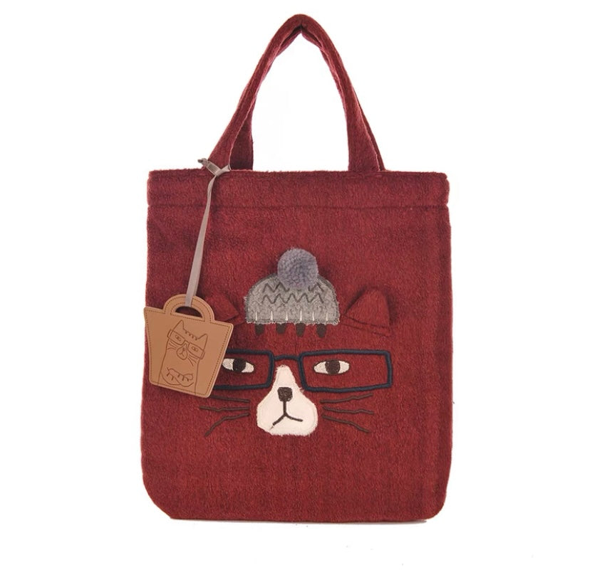 B100599-Cat IPad bag