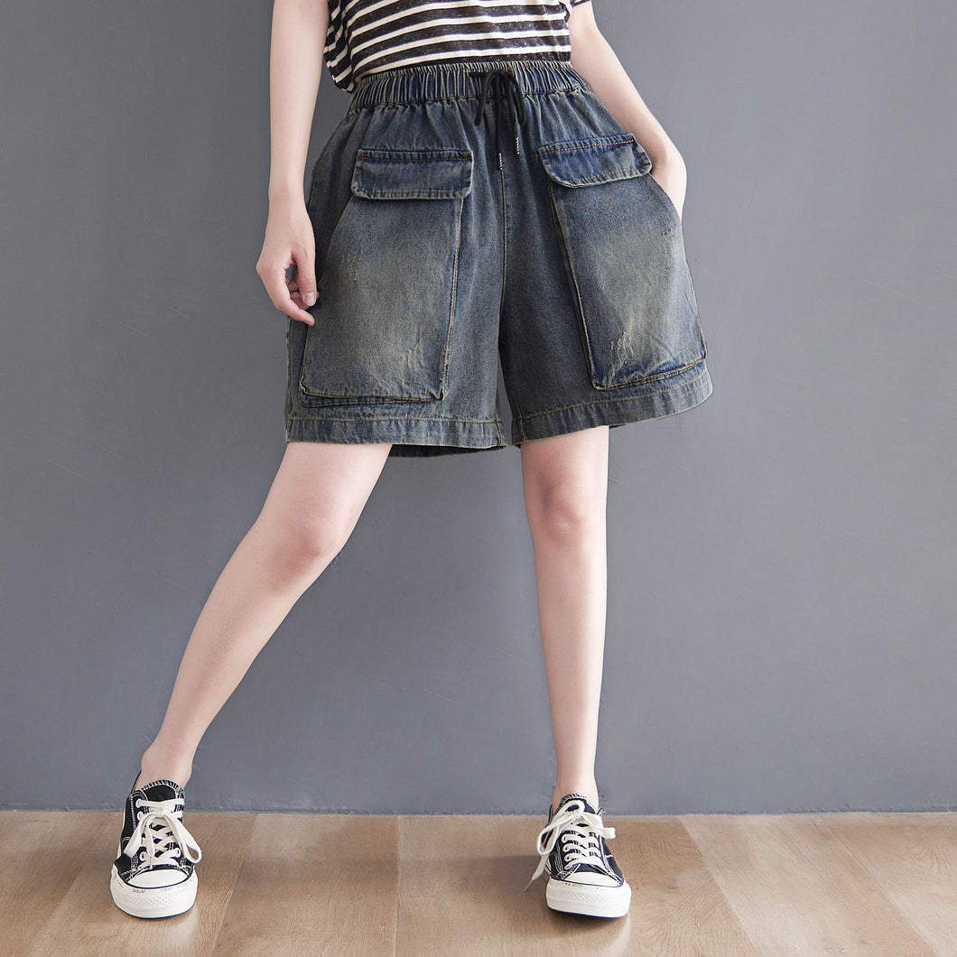 D5018-Denim shorts$60