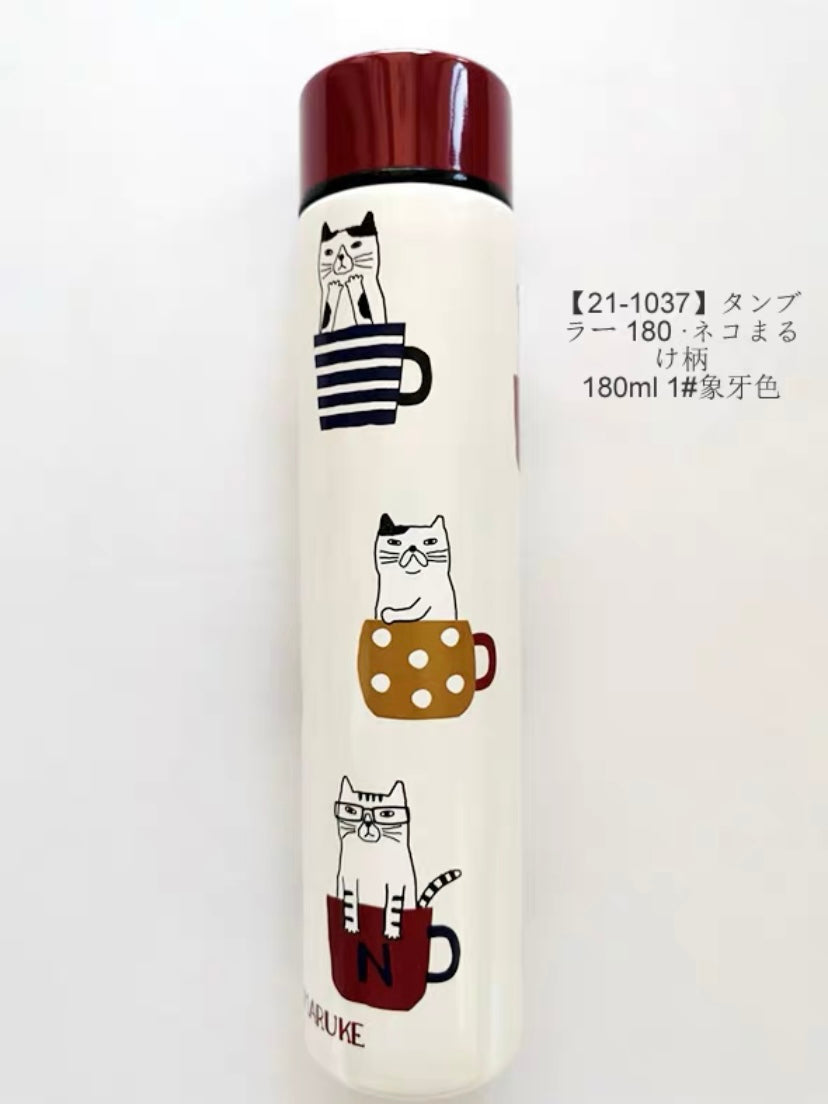 W0011-Cat Water Bottles 180ml