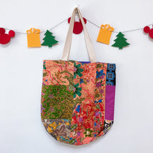 Load image into Gallery viewer, TB008-Batik Patchwork Tote Bag
