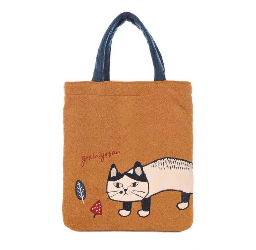 B100605-Cat Ipad Bag