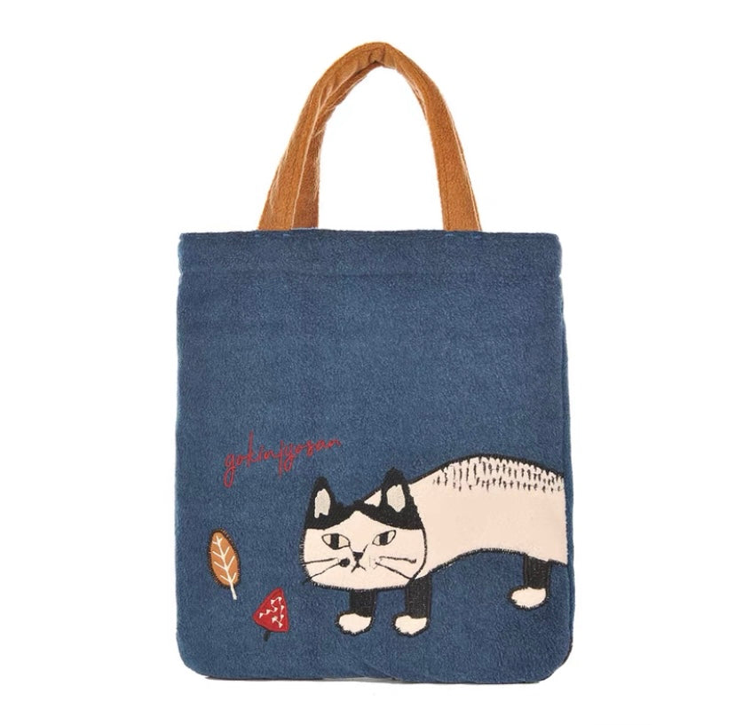 B100604-Cat Ipad Bag