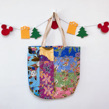 Load image into Gallery viewer, TB008-Batik Patchwork Tote Bag
