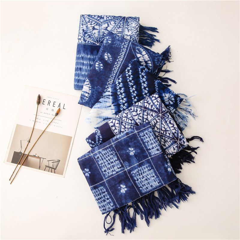 S12025Scarf Indigo