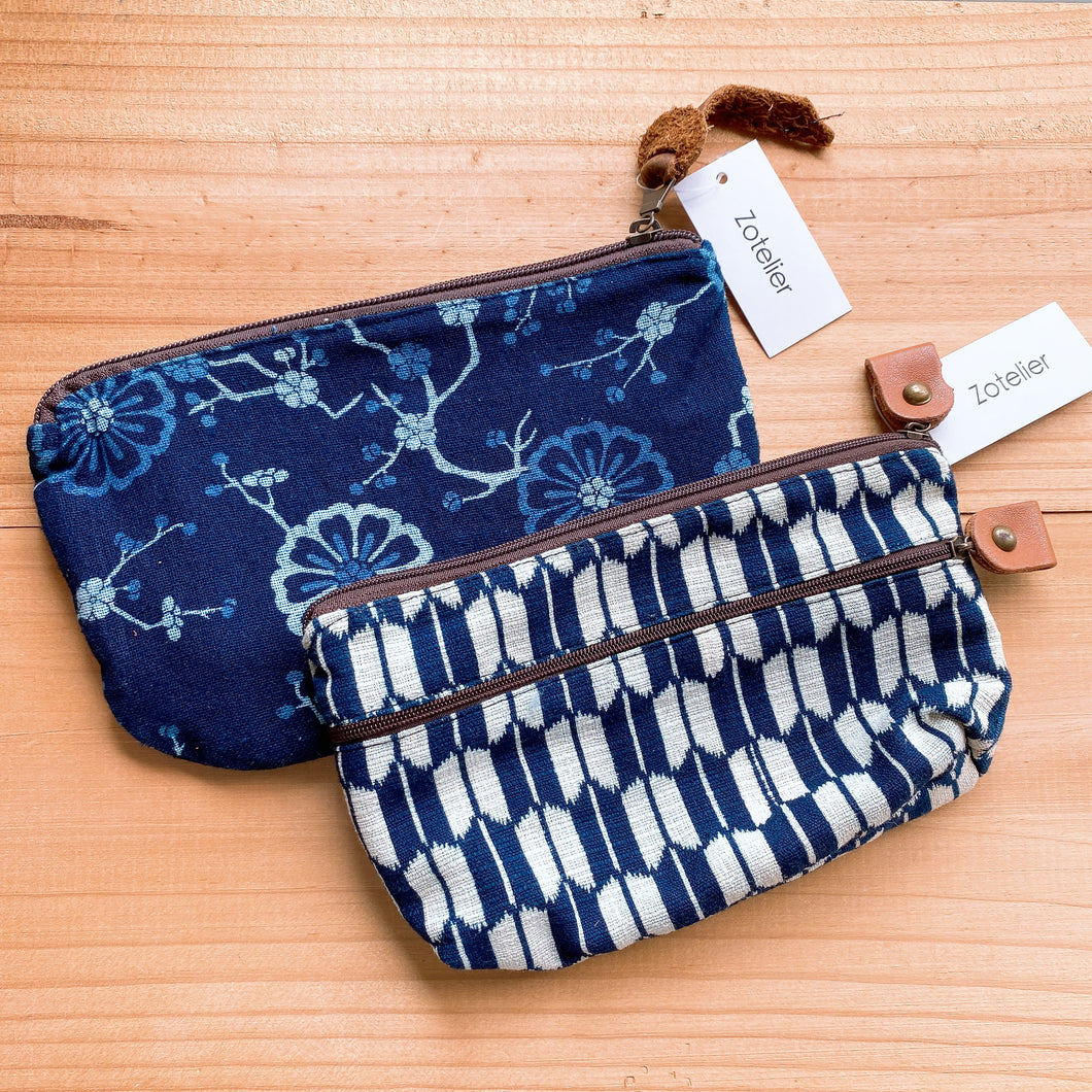 C0002-Indigo Long Pouch$12